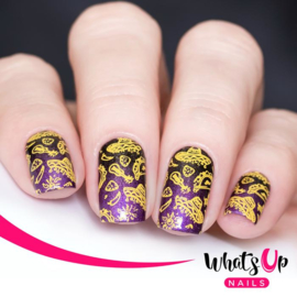 Whats Up Nails - Stamping Plate - B064 - Wakey Wakey, Eggs and Bakey