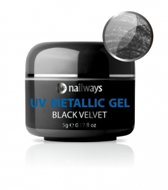 UV METALLIC GEL - Black Velvet