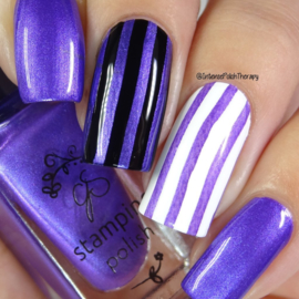 Clear Jelly Stamper Polish - #30 Plum Crazy
