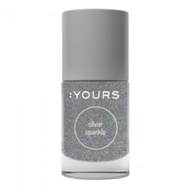 Yours Cosmetics - Stamping Polish - 17. Silver Sparkle
