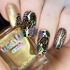 Whats Up Nails - Stamping Plate - B067 - Zoology Trip