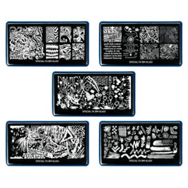 Bundle Monster - Nail Art Stamping Set 451 - Special FX