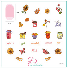 Clear Jelly Stamper - Medium Stamping Plate - CJS_262 - That's my Jam