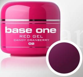 Base One - UV RED GEL - 02. Candy Cranberry