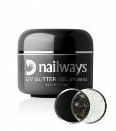 Nailways - NWUVGL03 - UV GLITTER GEL - Phoenix