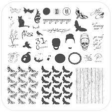 Clear Jelly Stamper - Medium Stamping Plate - CJS_H73 - Hallow's Eve