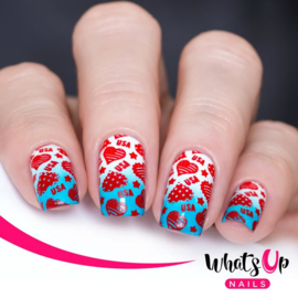 Whats Up Nails - Stamping Plate - B066 - Slice of Americana