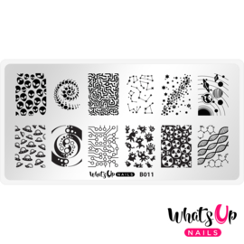 Whats Up Nails - Stamping Plate - B011 Intergalactic Encounters