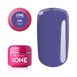 Base One - UV COLOR GEL - 58. Purple Love