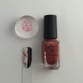 Clear Jelly Stamper Polish - #24 Copper Rose