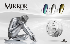 Nailways - Mirror Powder - Silver