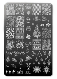 UberChic - Big Nail Stamping Plate - Holiday Spirit