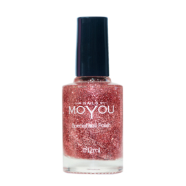 Moyou Nail Fashion - Glitter Top Coat Polish - 08. Glam Touch