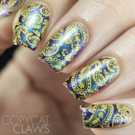 Lina - Stamping Plate - Dress Your Nails - 02