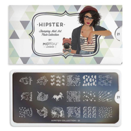 MoYou London - Stamping Plate - Hipster 21