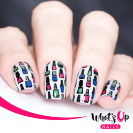 Whats Up Nails - Stamping Plate - B006 A Lá Mode