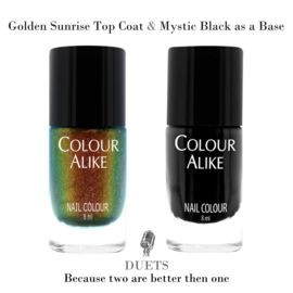 Colour Alike - Nail Polish - Topcoat - 727. Golden Sunrise