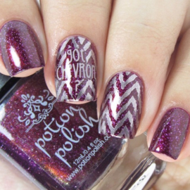 UberChic - Big Nail Stamping Plate - Got Chevron - 01