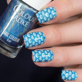 Colour Alike - Stamping Polish - 99. Nebulas Blue (Holographic)