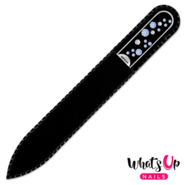 Whats Up Nails - Glass Nail File - WF034 - Shining Light Sapphire