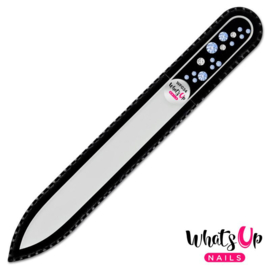 Whats Up Nails - Glass Nail File - WF034 - Shining Light Sapphire