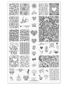 UberChic - Big Nail Stamping Plate - Love and Marriage - 04