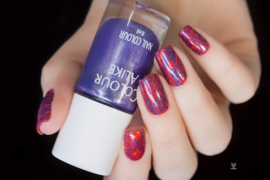 Colour Alike - Stamping Polish - 80. Utlra Violet (metallic)