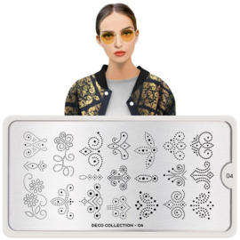 MoYou London - Stamping Plate - Deco 04