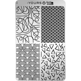 Yours Cosmetics - Stamping Plates - :YOURS Loves Sascha - YLS31. Figure Play