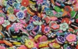 Nailart Fimo - Bloemenmix  (1000 stuks)