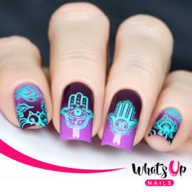 Whats Up Nails - Stamping Plate - A018 Spirits of Hamsa