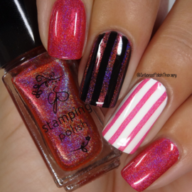 Clear Jelly Stamper Polish - Holo 04