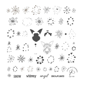 Clear Jelly Stamper - Stamping Plate - CJS_181 - Whimsy Angel