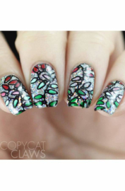 UberChic  - Big Nail Stamping Plate - Christmas Companion Layers