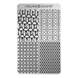 Yours Cosmetics - Stamping Plates - :YOURS Loves Lecenté - YLL05. Playful Four