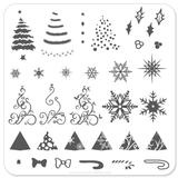 Clear Jelly Stamper - Stamping Plate - CJS_C01 - Christmas Tree