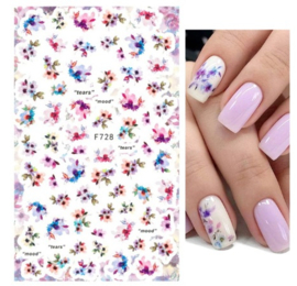 Nailways - Nail Stickers - F728 - Watercolors