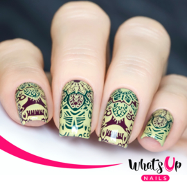 Whats Up Nails - Stamping Plate - A009 Mandala Universe