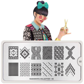 MoYou London - Stamping Plate - Fashionista 02