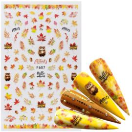 Nailways - Nail Stickers - F607 - Hello Autumn