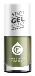 CF Gel Effekt Nagellak - Step 1 - 502. Olive Green