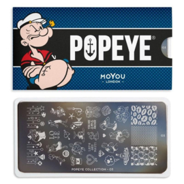 MoYou London - Movies Stamping Plate - Popeye 03