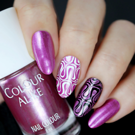 Colour Alike - Stamping Polish - The Art - 205. Rose Violet