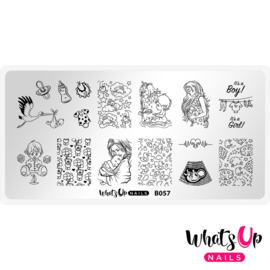 Whats Up Nails - Stamping Plate - B057 The Gift of Life