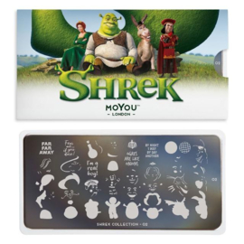 MoYou London - Movies Stamping Plate - Shrek 2