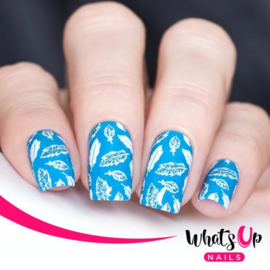 Whats Up Nails - Stamping Plate - B033 Does It Look Like I Give A Fall