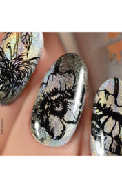 UberChic  - Big Nail Stamping Plate - Secret Garden - 01