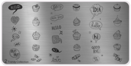 Moyou Nail Fashion - XL Stamping Plate - Trendy Collection - 2