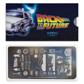 MoYou London - Movies Stamping Plate - Back to the Future 1