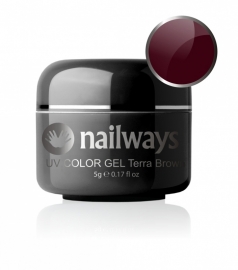 Nailways - NWUVC7 - UV COLOR GEL - Terra Brown